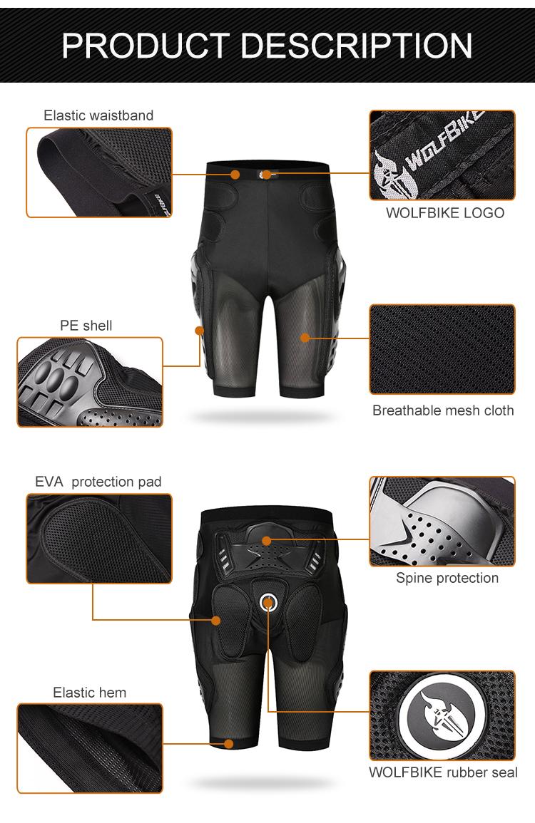 Изображение товара: Защитный костюм WOSAWE для мотокросса для взрослых, комплект из налокотников для сноуборда, шорт, куртки, защитное снаряжение для езды на мотоцикле