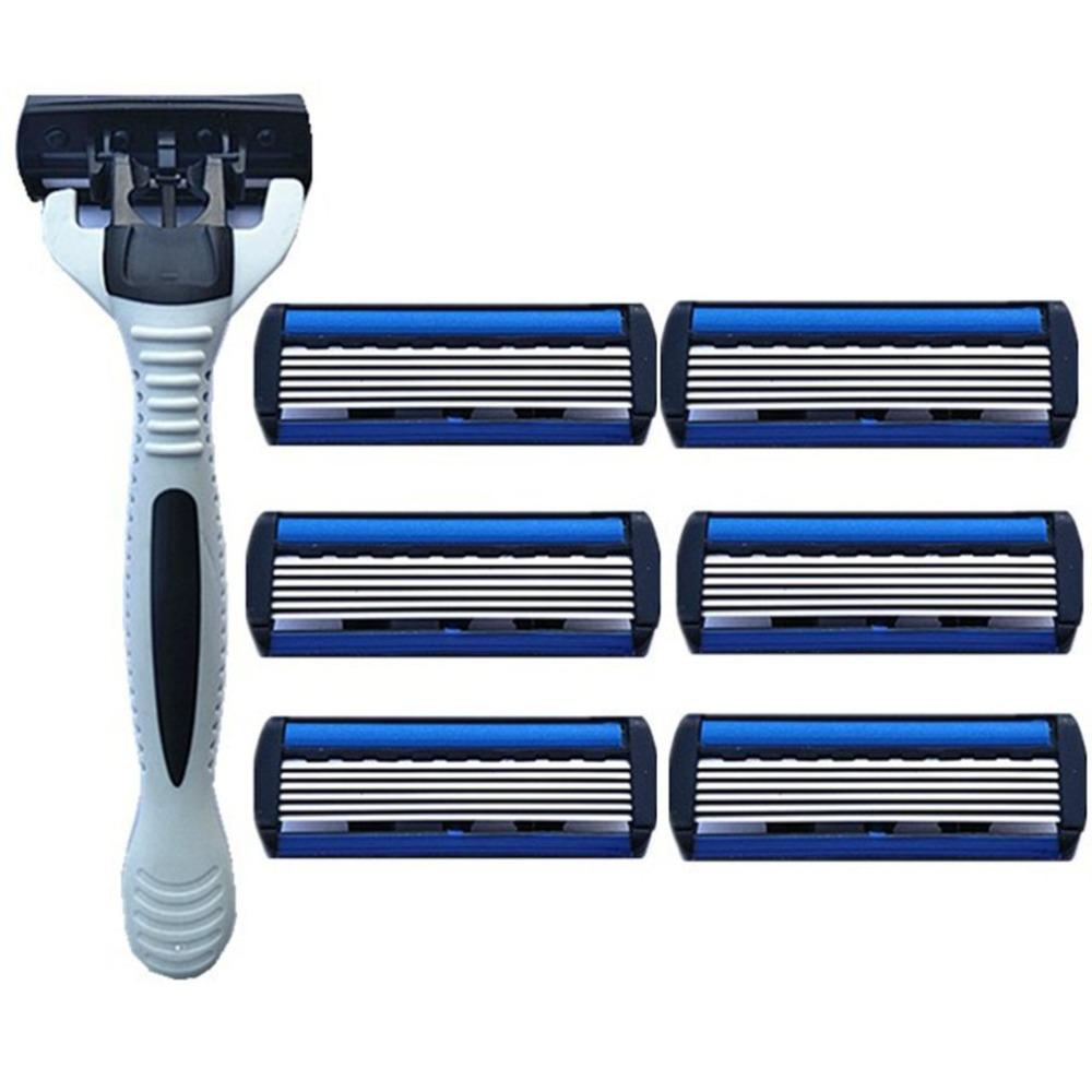 Изображение товара: Безопасная бритва, прямая Бритва для мужчин, бритвенный станок с лезвиями, кассеты для бритья бороды, бритва, портативные сменные лезвия