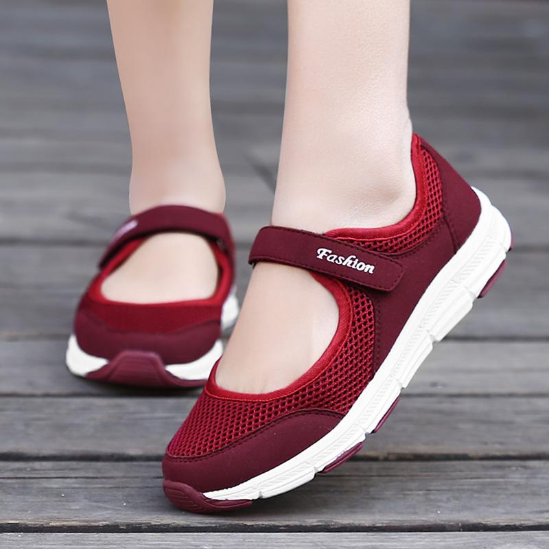 Изображение товара: NAUSK de las mujeres de la moda Zapatillas de deporte casuales zapatos de mujer zapatos de malla de 2019 zapatos de verano