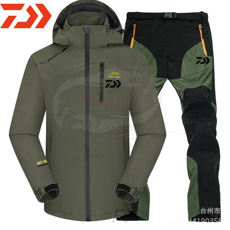 Изображение товара: Мужской весенне-осенний тонкий костюм Daiwa для рыбалки, спортивная куртка с капюшоном для походов и рыбалки, одежда для улицы, одежда для рыбалки