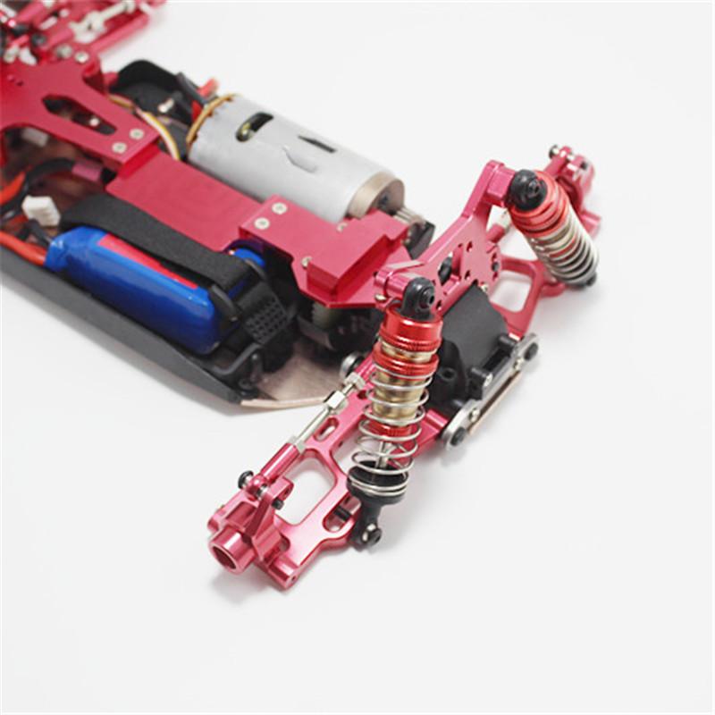 Изображение товара: for WLtoys 1:14 144001 RC Car Full Upgrade Spare Parts Metal C Seat Steering Cup Swing Arm Central Drive Shaft,Red