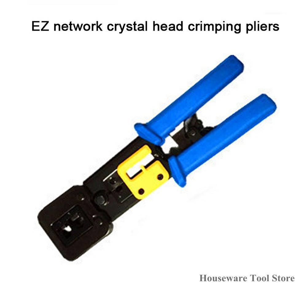 Изображение товара: Многофункциональные плоскогубцы EZ RJ45, ручные сетевые инструменты, плоскогубцы RJ12 Cat5 Cat6 8P8C для зачистки кабеля, зажимные щипцы, зажимы