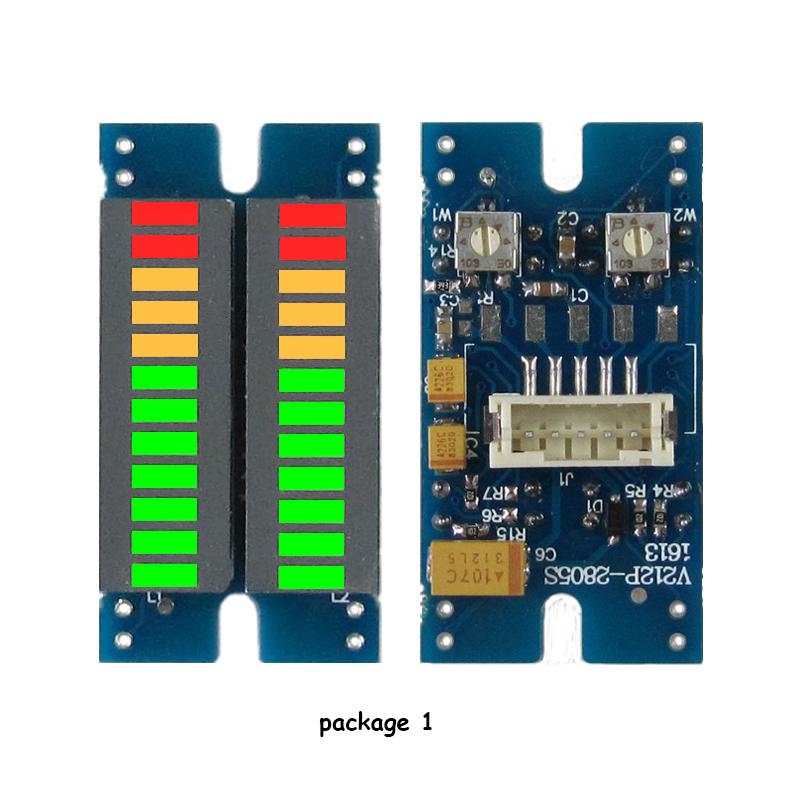 Изображение товара: Двухканальный светодиодный музыкальный индикатор, 2*12 сегментов, 5 в пост. Тока