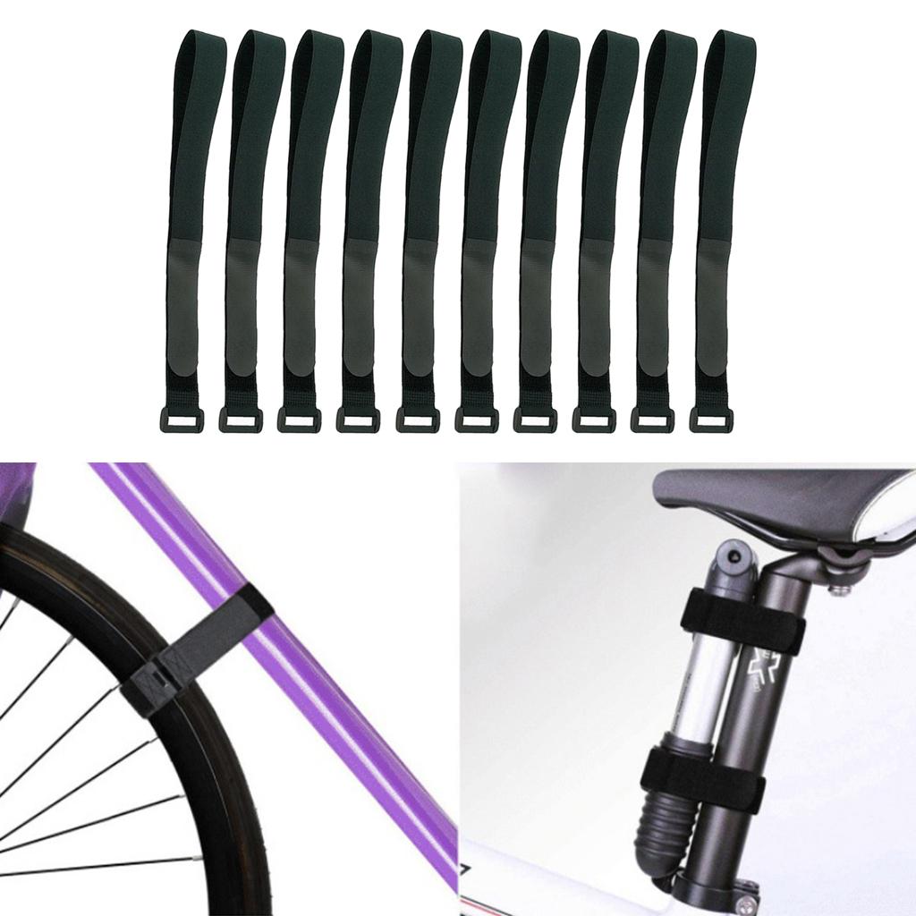 Изображение товара: Регулируемые ремни, 10 шт., застегивающийся ремень на липучке для крепления багажного ремня, для крепления на велосипеде, для хранения транспорта надежных ремней