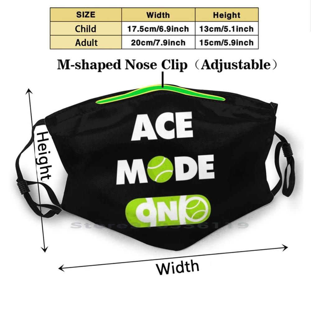 Изображение товара: Ace теннисисткой режим по дизайну анти пылевой фильтр смываемая маска для лица для Ace теннисисткой на балетное Ace спортивные спортивная футболка для занятий теннисом