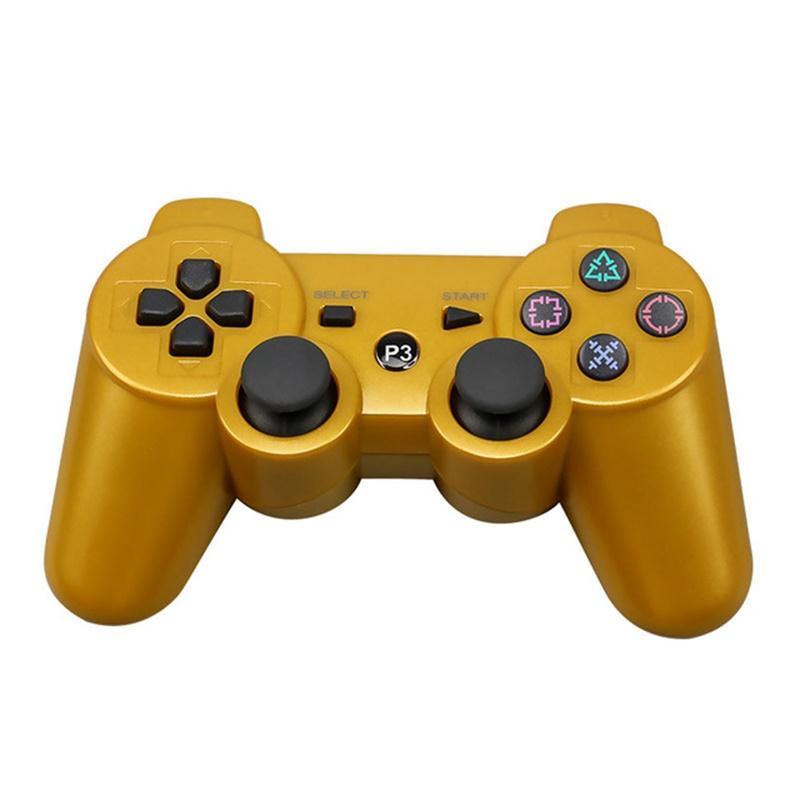 Изображение товара: Джойстик для консоли Playstation, геймпад для PS3, беспроводной контроллер с дистанционным управлением через Bluetooth, игровая консоль для sony ps 3