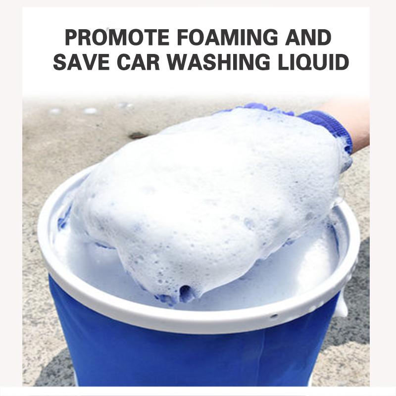 Изображение товара: Перчатки для мойки автомобиля, тряпка для чистки автомобиля, из плюша и синели, водонепроницаемая, не повреждает краску