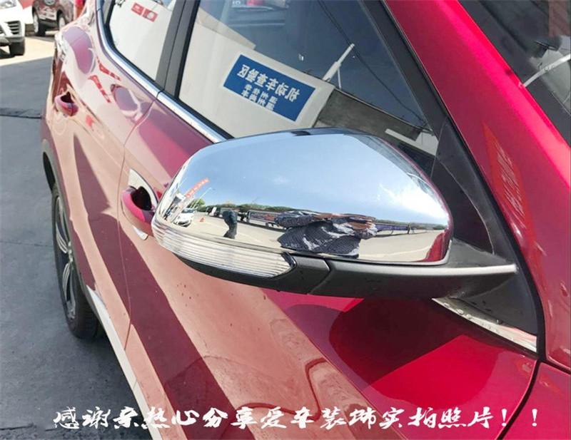 Изображение товара: Хромированный чехол для зеркала заднего вида из АБС-пластика, украшение для зеркала заднего вида для MG ZS 2017-2020, Стайлинг автомобиля