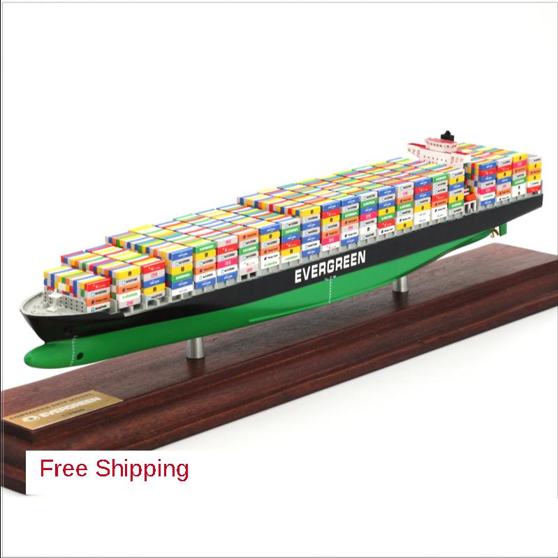 Изображение товара: Изготовление на заказ, доставка 35 см, модель корабля-контейнеровоза, цвет черный, одна башня, цвет модель корабля-контейнеровоза, поддержка настройки логотипа