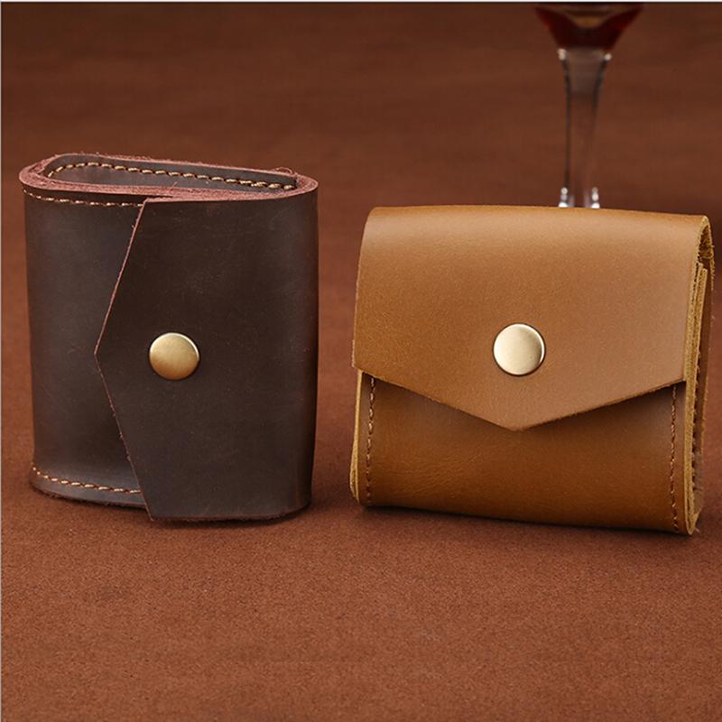 Изображение товара: Модный кожаный кошелек для женщин и мужчин, многофункциональный кожаный кошелек для монет, кошелек для карт, кошелек для ключей