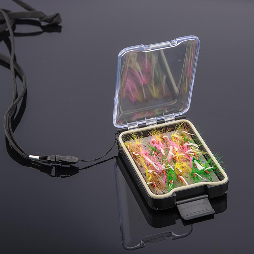 Изображение товара: Коробка для рыболовных снастей, прозрачная коробка для мух, портативный чехол для летающих рыболовных крючков, Аксессуары для рыбалки
