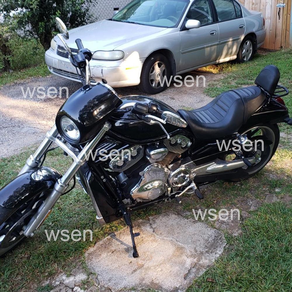 Изображение товара: Блестящий черный съемный задний багажник для Harley Sportster Iron 883 1200 XL 48 Softail Heritage Dyna Fatboy FLSTF