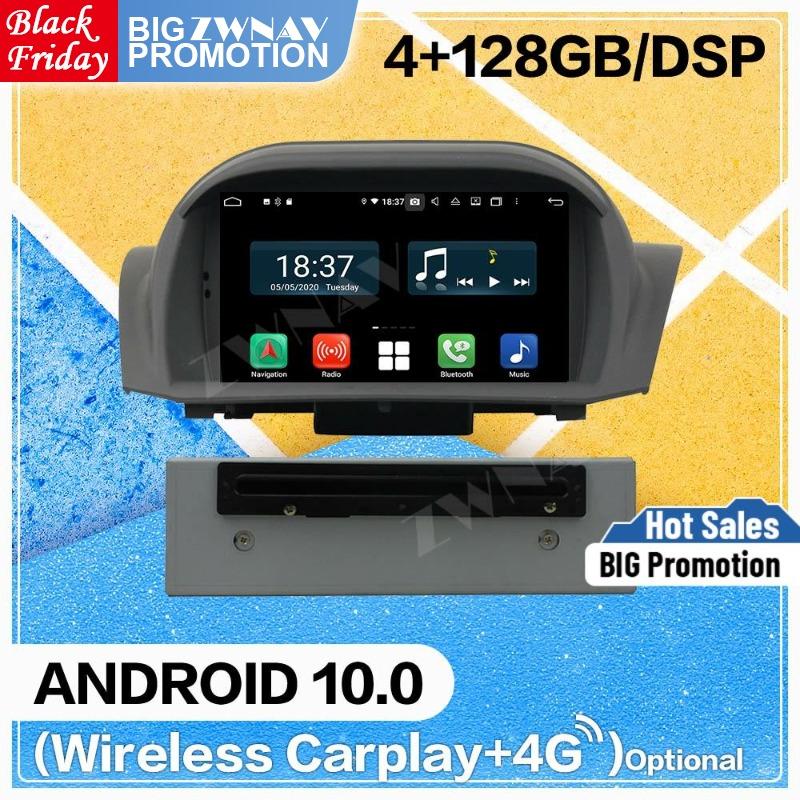 Изображение товара: 128GB Carplay Android 10,0 автомобильный dvd-плеер с экраном для Ford FIESTA 2013 2014 2015 2016 GPS Navi Auto Audio Radio Stereo Head unit