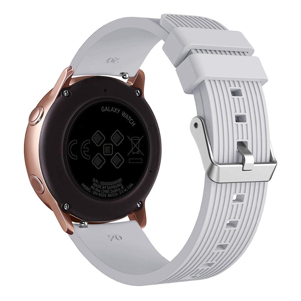 Изображение товара: Ремешок спортивный для Samsung Galaxy Watch Active 20 мм, силиконовый браслет для Gear S2 classic Gear Sport 42 мм Huawei Huami