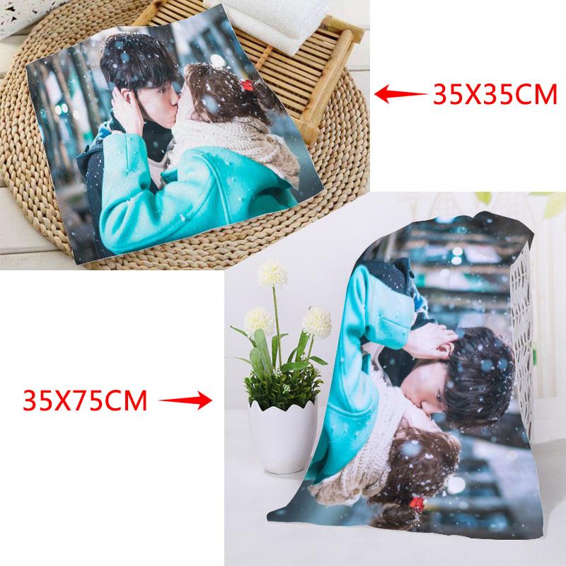 Изображение товара: Лидер продаж, индивидуальное полотенце Nam Joo Hyuk, квадратное женское полотенце s, размер 35x35 см, 35x75 см, Хлопковое полотенце для лица, ткань с логотипом на заказ