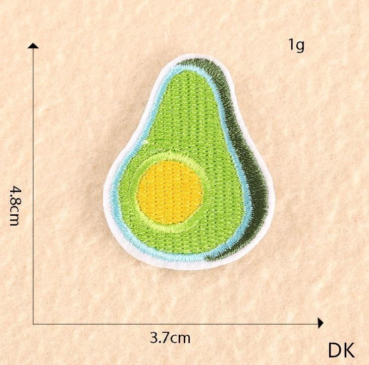 Изображение товара: Новое поступление 10 шт. фрукты вышитые патчи железные на пришить Джинсы Пальто футболка сумка обувь головные уборы Декор ремонт мотив эмблема аксессуар