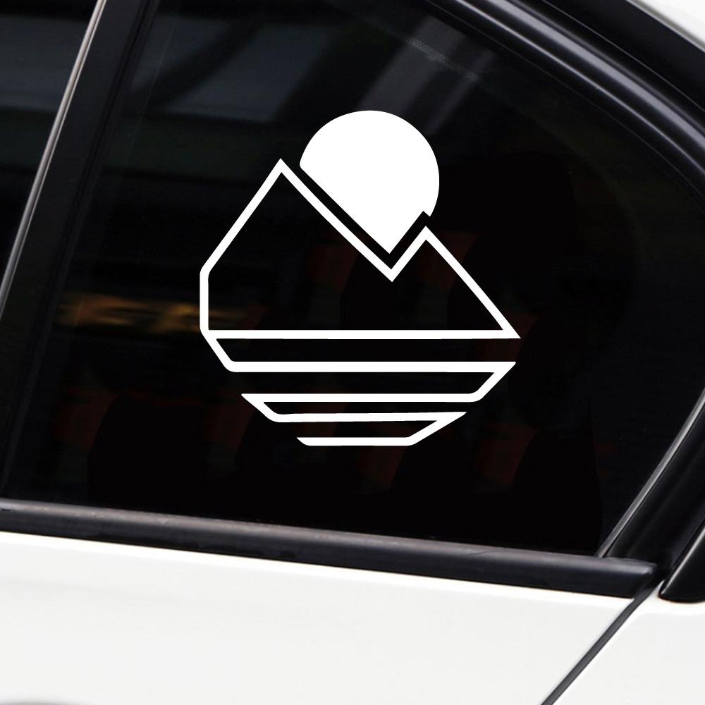 Изображение товара: Автомобильная Наклейка на тело горы, креативная виниловая наклейка на машину, наклейки на окна, наклейка на окно, наклейка на автомобиль