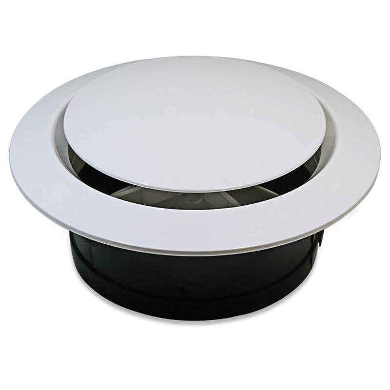 Изображение товара: 200 мм ABS вентиляционное отверстие Крышка для ванной потолочная стена поставка и выхлопная вентиляционная решетка для круглого трубопровода