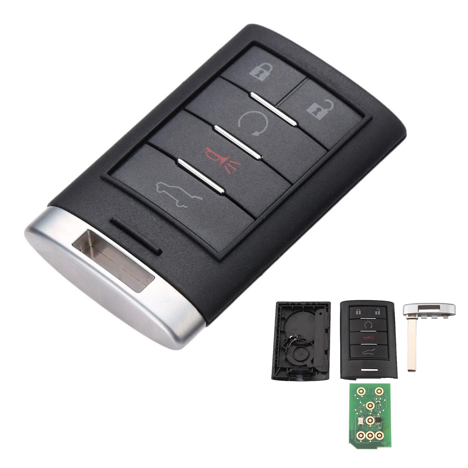 Изображение товара: 5 кнопок 315 МГц дистанционный Автомобильный ключ для Cadillac SRX 2010-2015 ATS XTS 2013 2014 БЕСКЛЮЧЕВОЙ вход Автомобильный ключ NBG009768T ID46 PCF7952 чип