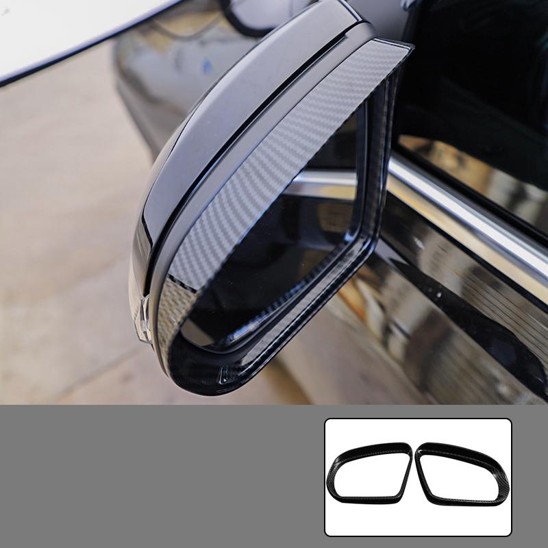 Изображение товара: Lsrtw2017 карбоновая рамка для автомобиля заднего вида, защита от дождя, отделка заднего зеркала для Mercedes Benz Glb 200 180 250 2019 2020 2021 X247