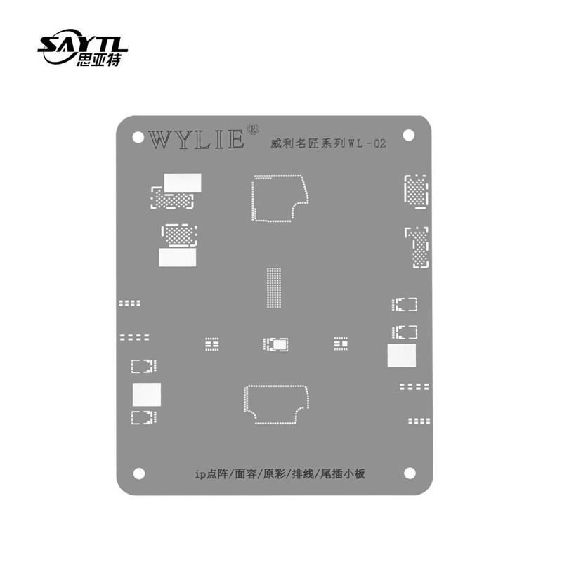 Изображение товара: SAYTL IP FACE ID ЖК-экран кабель оловянный шаблон для iPhone реболлинговый трафарет 0,12 мм