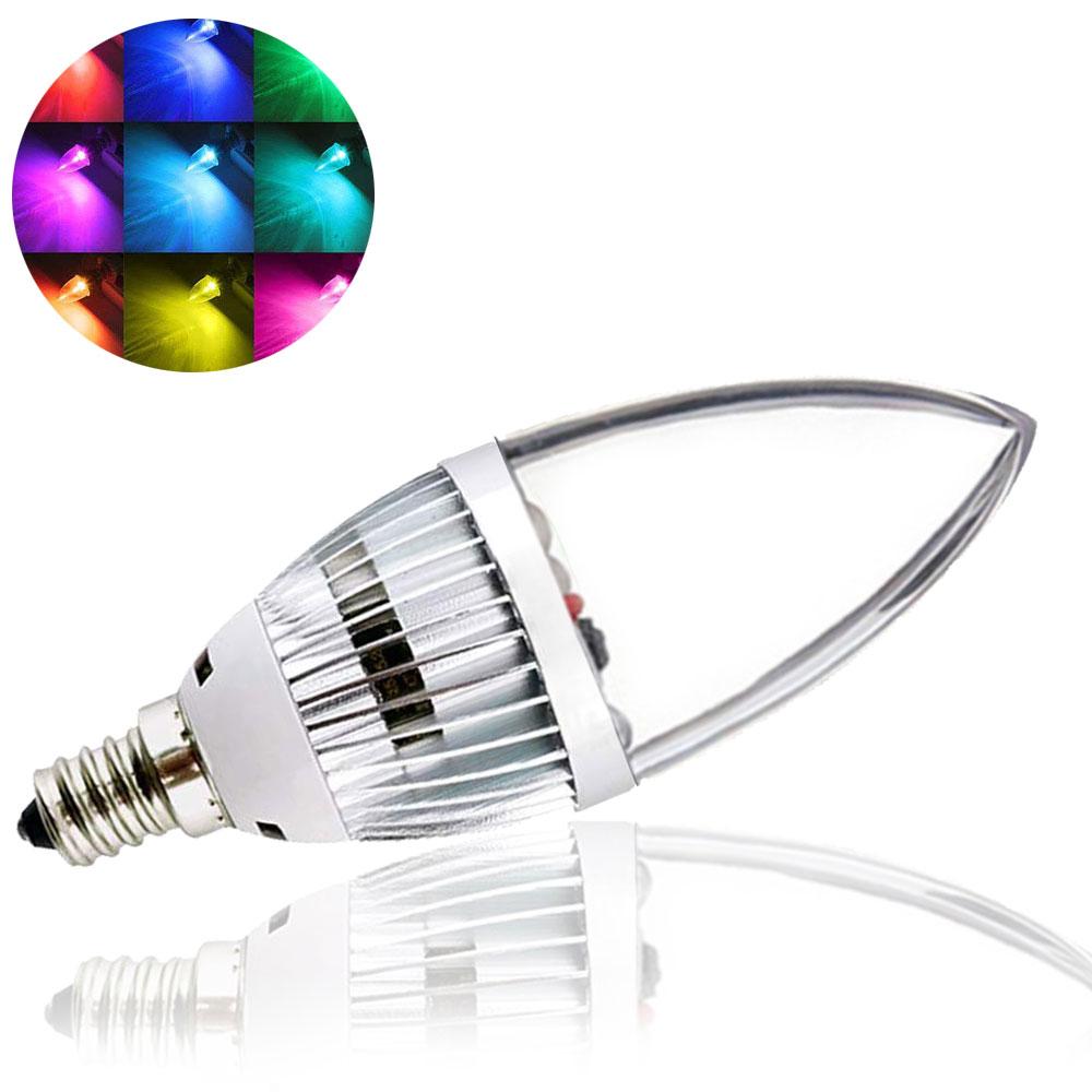 Изображение товара: RGB E12 лампочка для носветильник E14 B10, меняющая цвет лампочка, основа свечи, светодиодсветильник лампочка эдисона, ламсветильник настроения