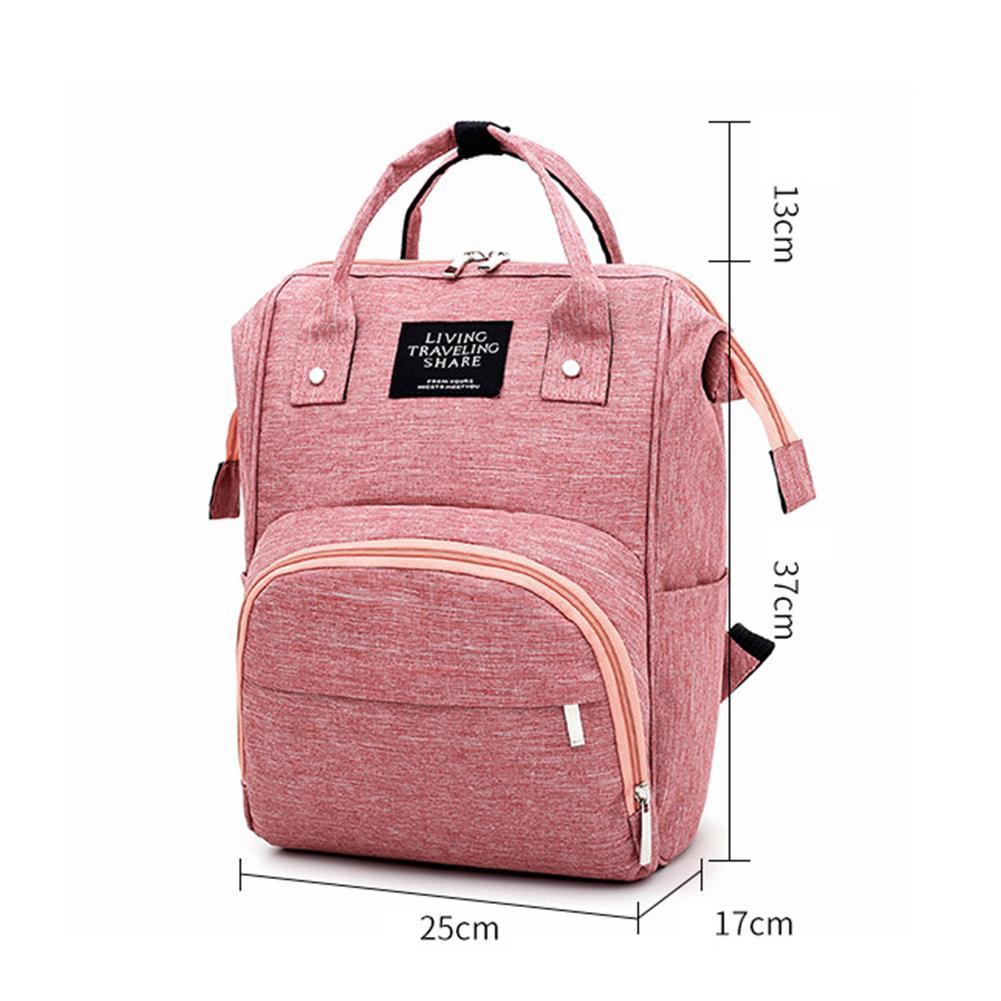 Изображение товара: Многофункциональная сумка для мам, модный рюкзак для отдыха, вместительная сумка для беременных и малышей, водонепроницаемая прогулочная Сумка для беременных