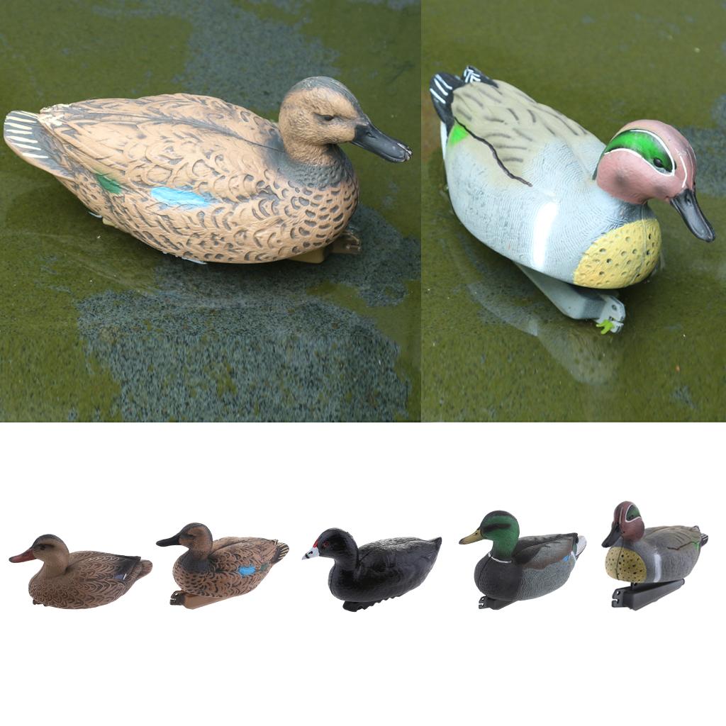 Изображение товара: Бассейн, плавающая утка, утята, рыба, украшение для пруда, пластиковая приманка, кряква, утки