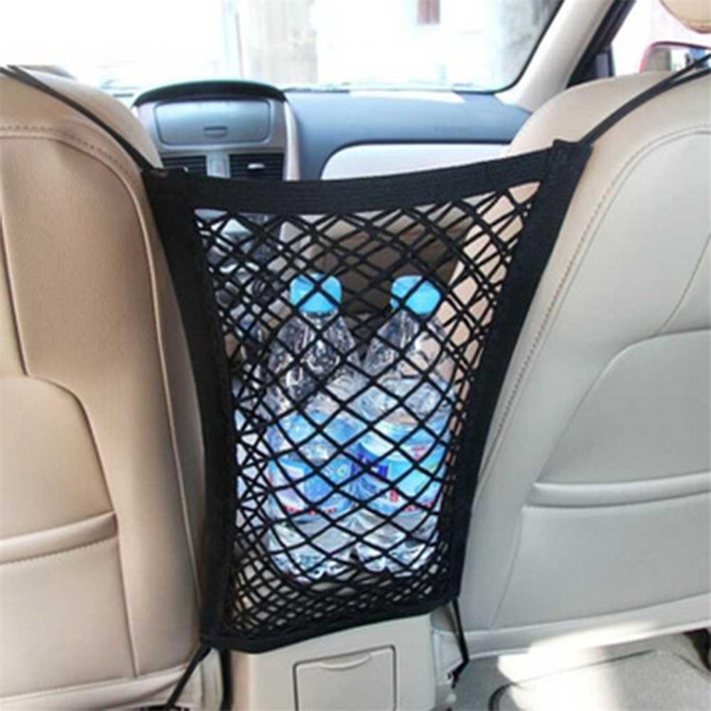 Изображение товара: Универсальный Эластичный разъем для автомобильного сиденья сетка-органайзер для хранения карман высокая эластичность износостойкий портативный