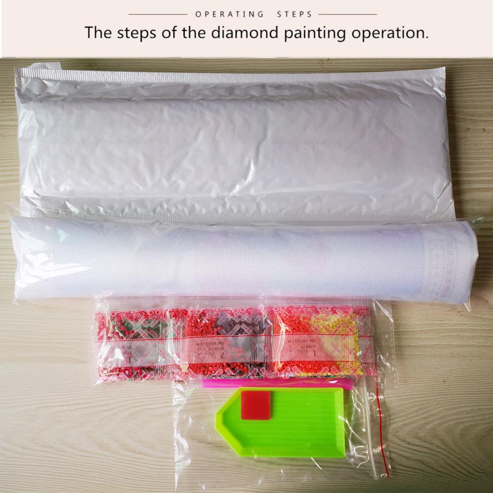 Изображение товара: Pintura redonda de diamante 5D 5D DIY Kit de punto de cruz patrón de mosaico pinturas decorativas para hogar recién llegados