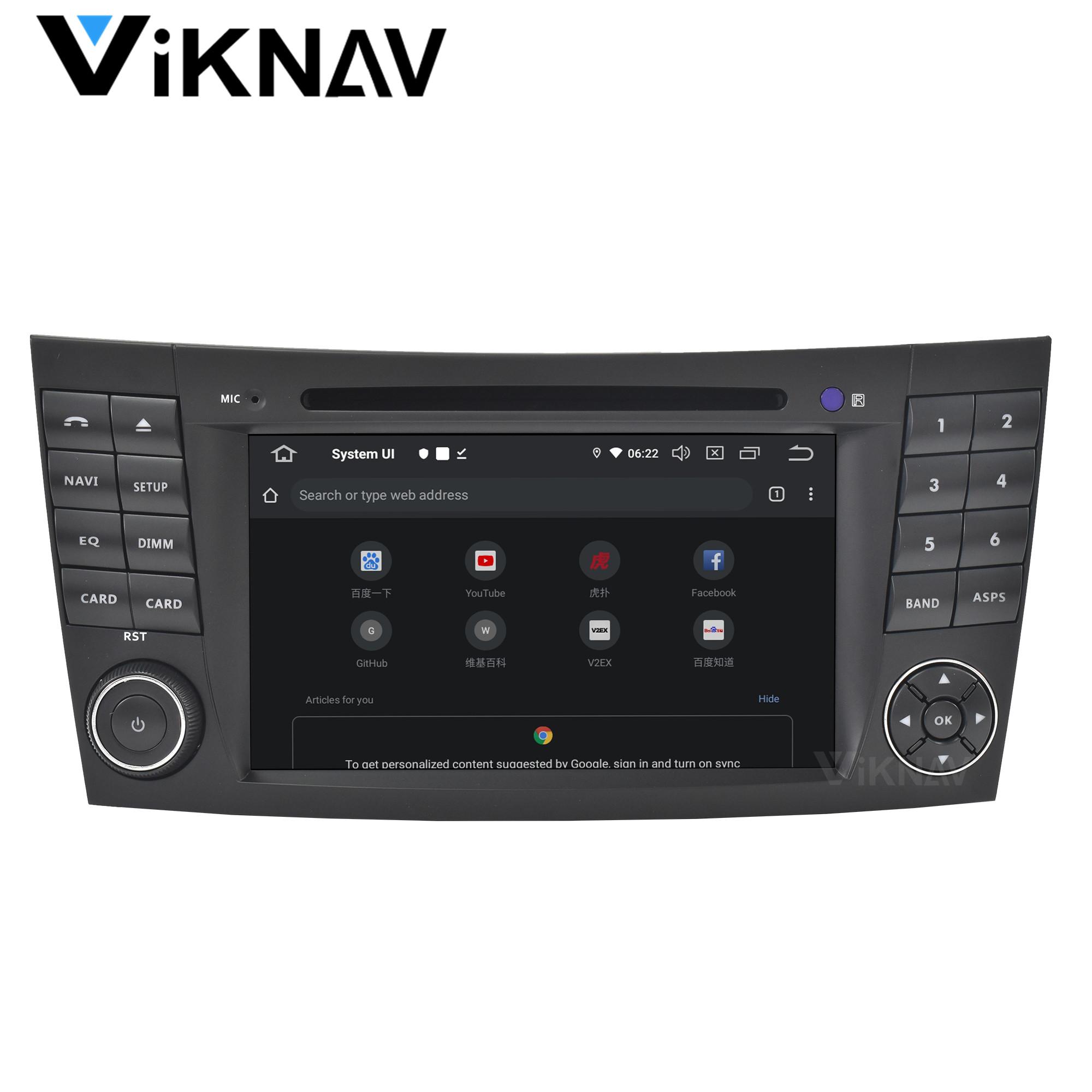 Изображение товара: Автомагнитола 2 DIN, Android 10, для Mercedes Benz E-Class W211 CLK G-Class W463 CLS W219 2002-2009, автомобильная стереосистема, GPS-навигация