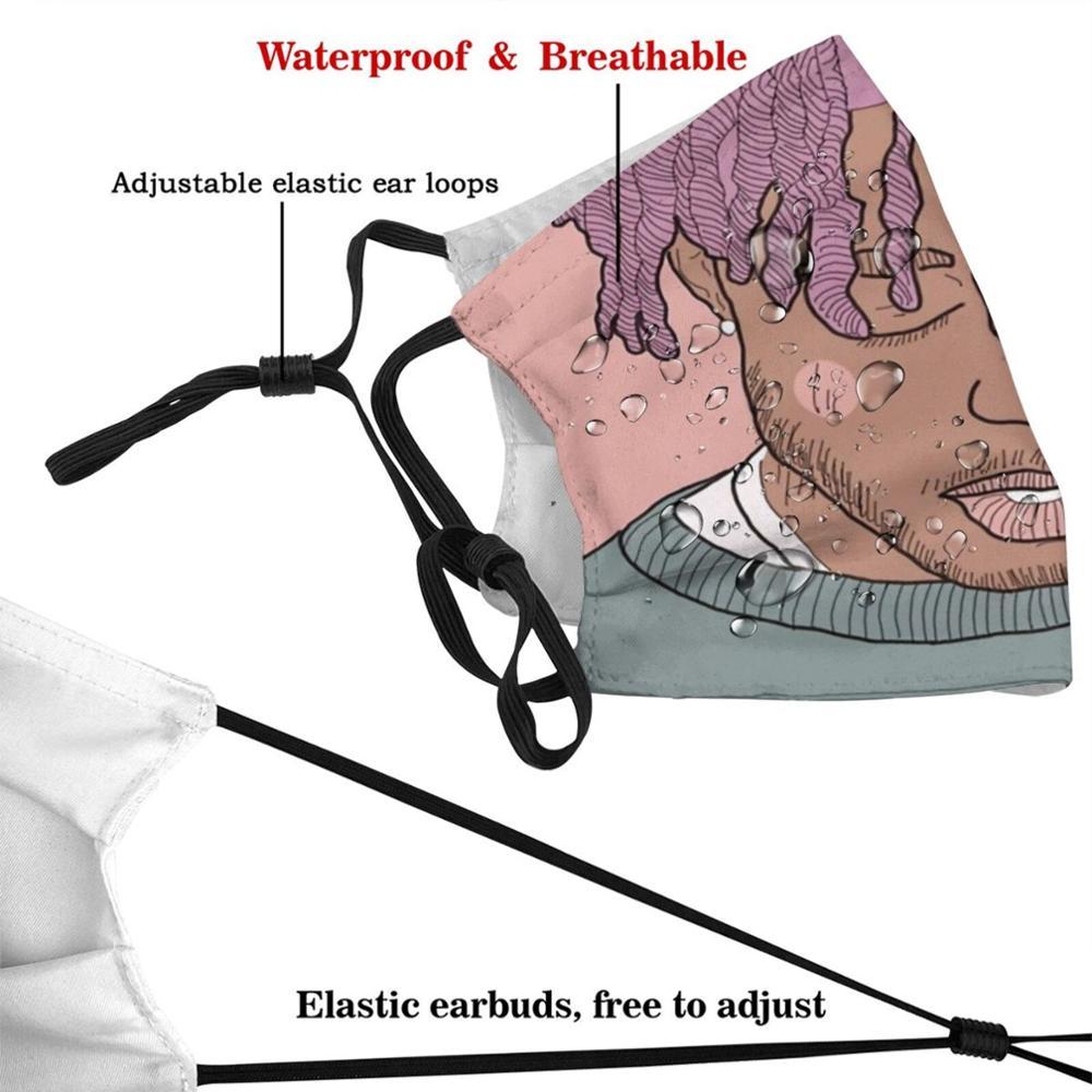 Изображение товара: Цифровой художественный постер с принтом многоразовый фильтр Pm2.5 Сделай Сам маска для рта дети Lil Uzi Vert Рэппер рiluzi Soundcloud