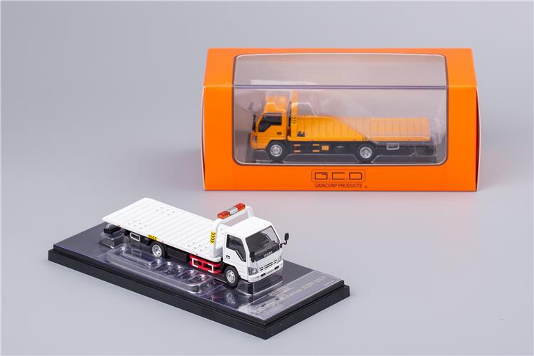 Изображение товара: GCD 1:64 Isuzu N серия, вознаграждение, платформа, буксировочный грузовик, литые модели автомобилей