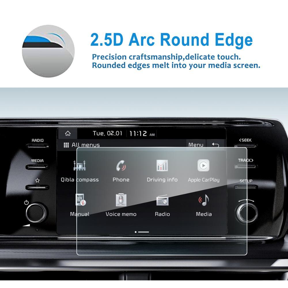 Изображение товара: Автомобильный протектор экрана LFOTPP для K5 DL3 2020, 8 дюймов, низкое совпадение, Автомобильная Мультимедийная магнитола, Защитная Наклейка для интерьера автомобиля, аксессуары