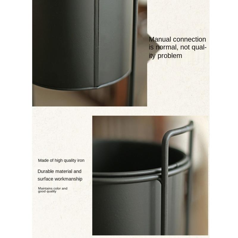 Изображение товара: Творческий Nordic железная подставка для цветов черный балкон Гостиная для модниц комнатные растения металлическая полка для цветов