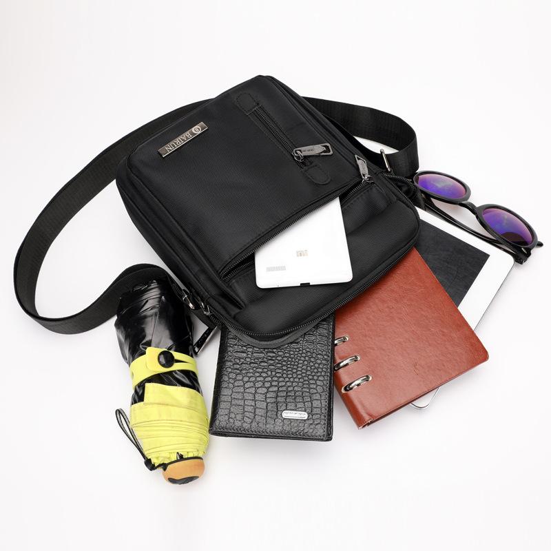 Изображение товара: Сумка кросс-боди мужская с ремнем, кошелек с диагональю, маленький чемоданчик, легкая сумка для путешествий Сумочка на плечо