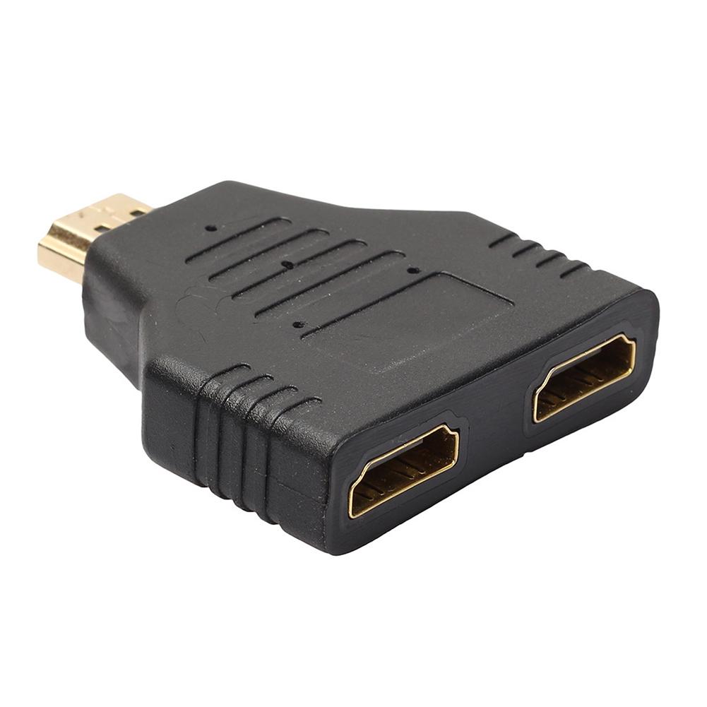 Изображение товара: Портативный адаптер 1,4 Версия 1-2-Way штекер-гнездо HDMI-совместимый адаптер конвертер соединитель