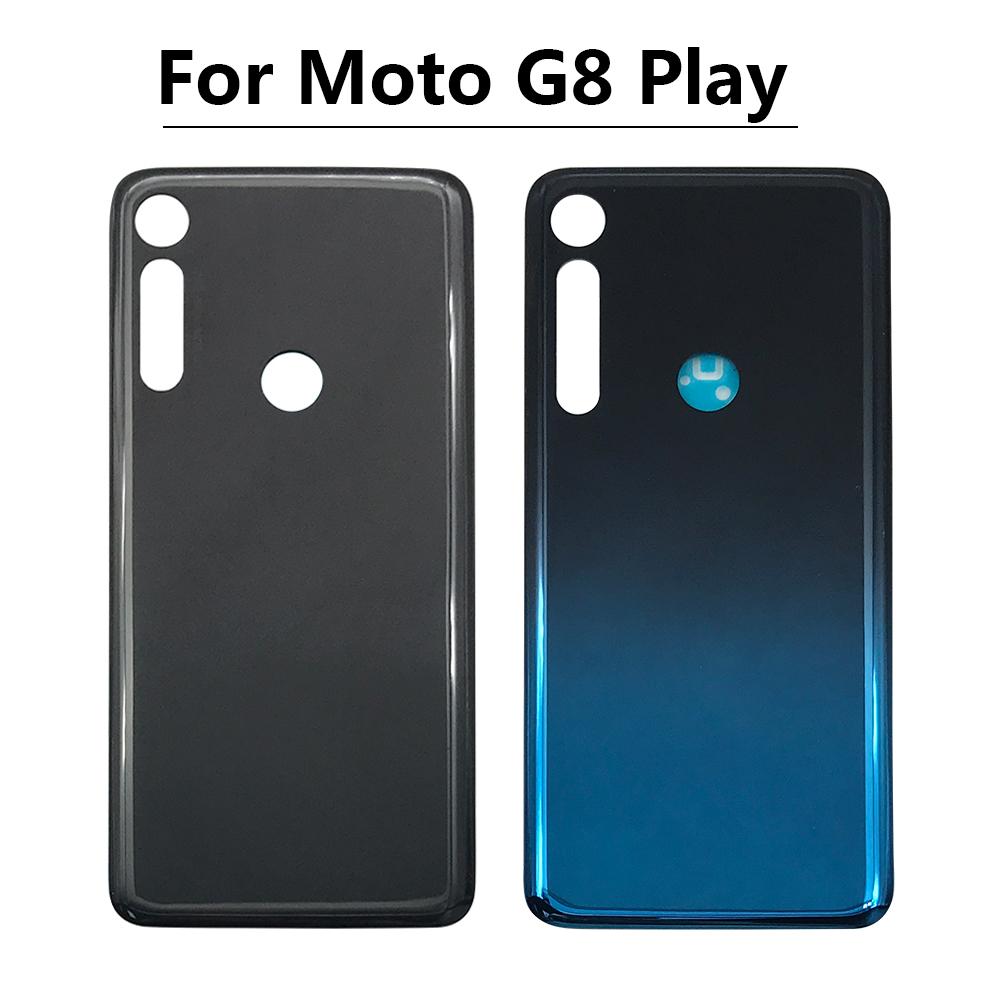 Изображение товара: Задняя крышка для Moto G6 Play / G7 Power Plus / G8 Macro Plus Play задняя крышка батарейного отсека со сменным клеем