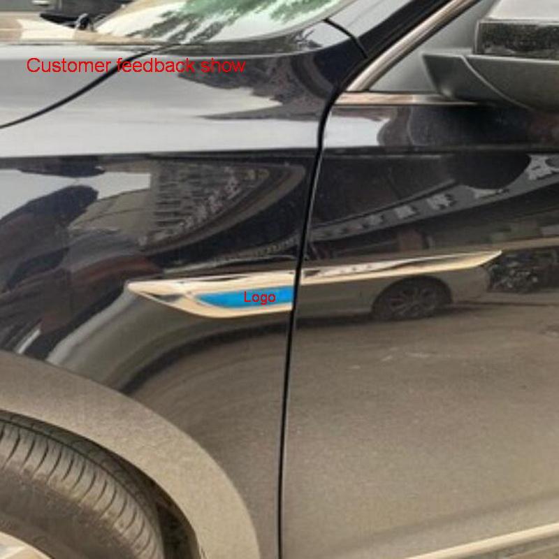 Изображение товара: Tonlinker внешний вид передней двери сбоку лист крышки наклейки для Volkswagen Passat B9 2019 стайлинга автомобилей 4 шт. ABS хромированная крышка наклейки