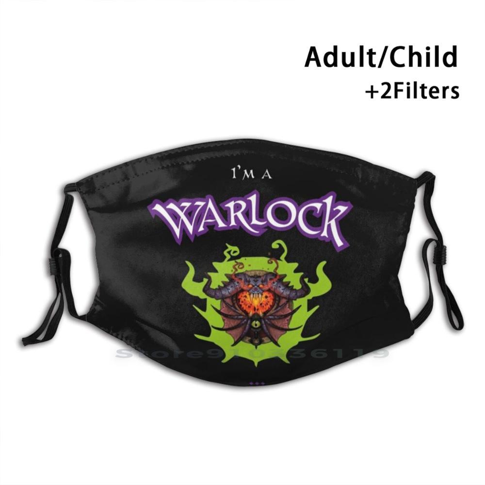 Изображение товара: Пылезащитный фильтр для детей Warlock Wow, класс Tp Portal, ритуальное призвание, смываемая маска для лица