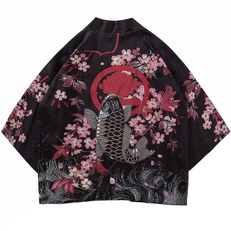 Изображение товара: Куртка-кимоно Мужская, в японском стиле, свободная, в стиле хип-хоп, 2020