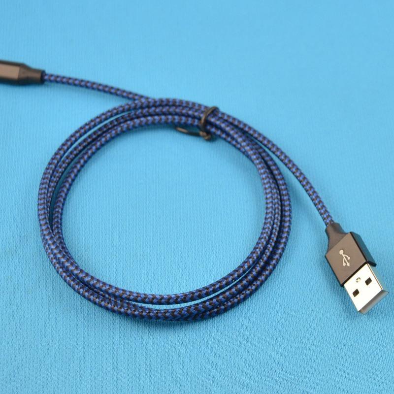 Изображение товара: 2 шт. кабель для передачи данных для iPhone, USB-кабель для зарядки, кабель для зарядки телефона, нейлоновые кабели для передачи данных, Зарядные кабели 1 м/2 м/3 м