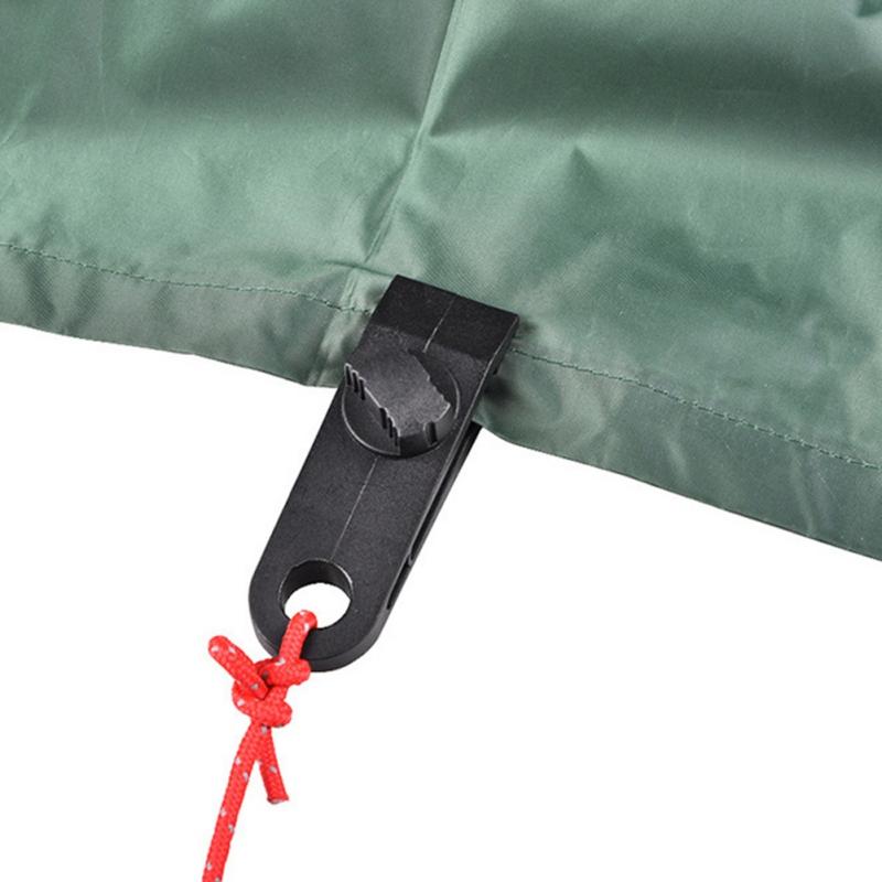 Изображение товара: 10pcs Set Tent Canopy Clip Outdoor Wind Rope Clamps Awning Wind Rope Clips Hiking Camping Tent Accessories New