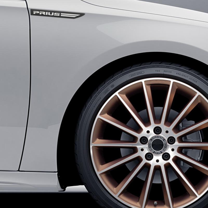 Изображение товара: Автомобильный Стайлинг 2 шт боковое крыло значок эмблема крыло спортивный автомобиль стикер для Toyota Prius аксессуары