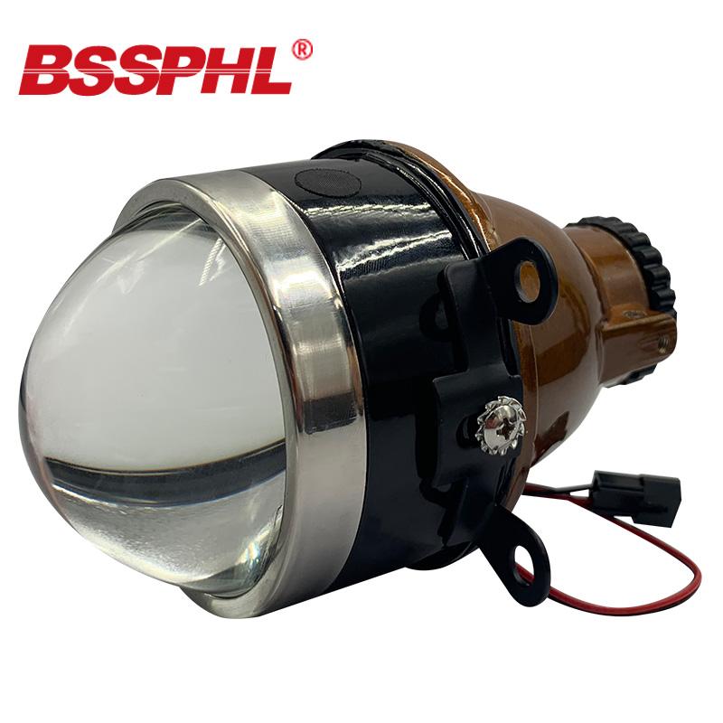 Изображение товара: Биксеноновые противотуманные фасветильник BSSPHL для автомобильного стайлинга, 3,0 дюйма, HD, с синим/синим излучением, противотуманные фары, универсальные фасветильник дальнего/дальнего света H11