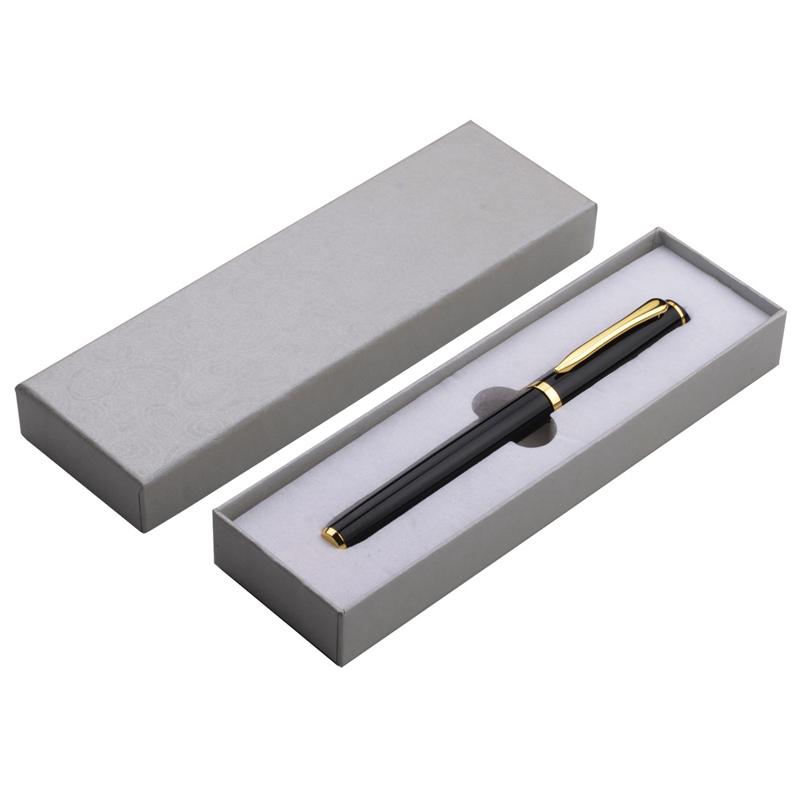 Изображение товара: Ручка 0,5 мм с школьным памятным офисом, ручка для письма в подарочной коробке, Высококачественный золотой черный Иридий, деловой подарок, инструменты для письма