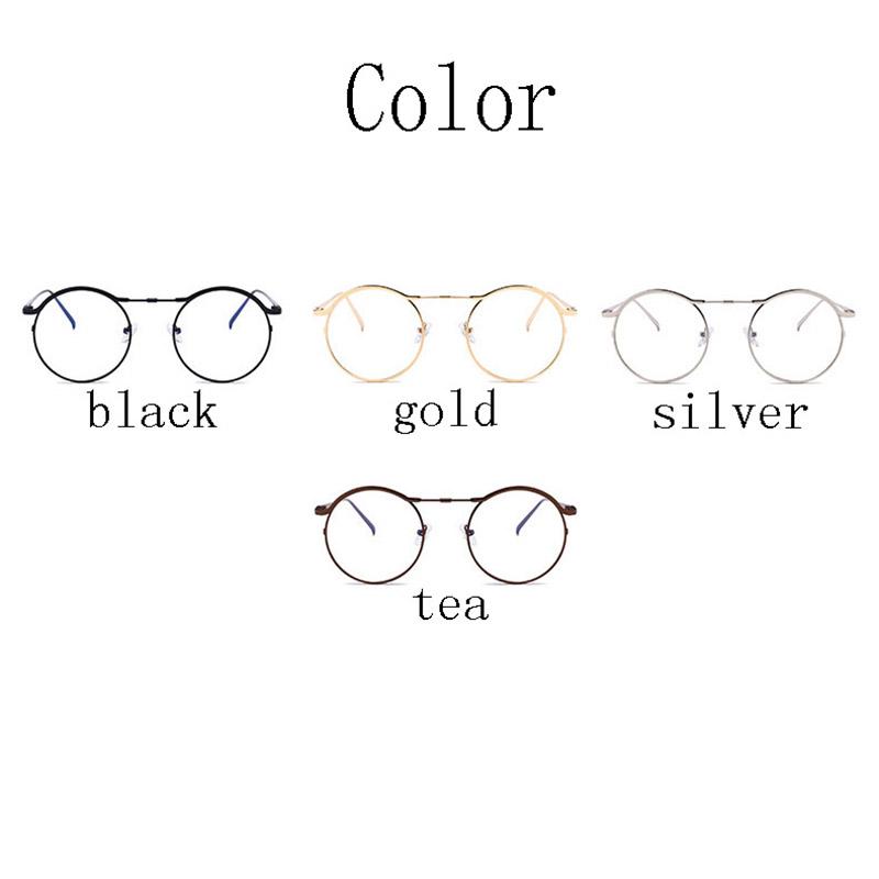Изображение товара: Унисекс, круглые очки, женские, мужские, женские, оптические очки, оправа, прозрачные линзы, близорукие очки, оправа, ретро очки