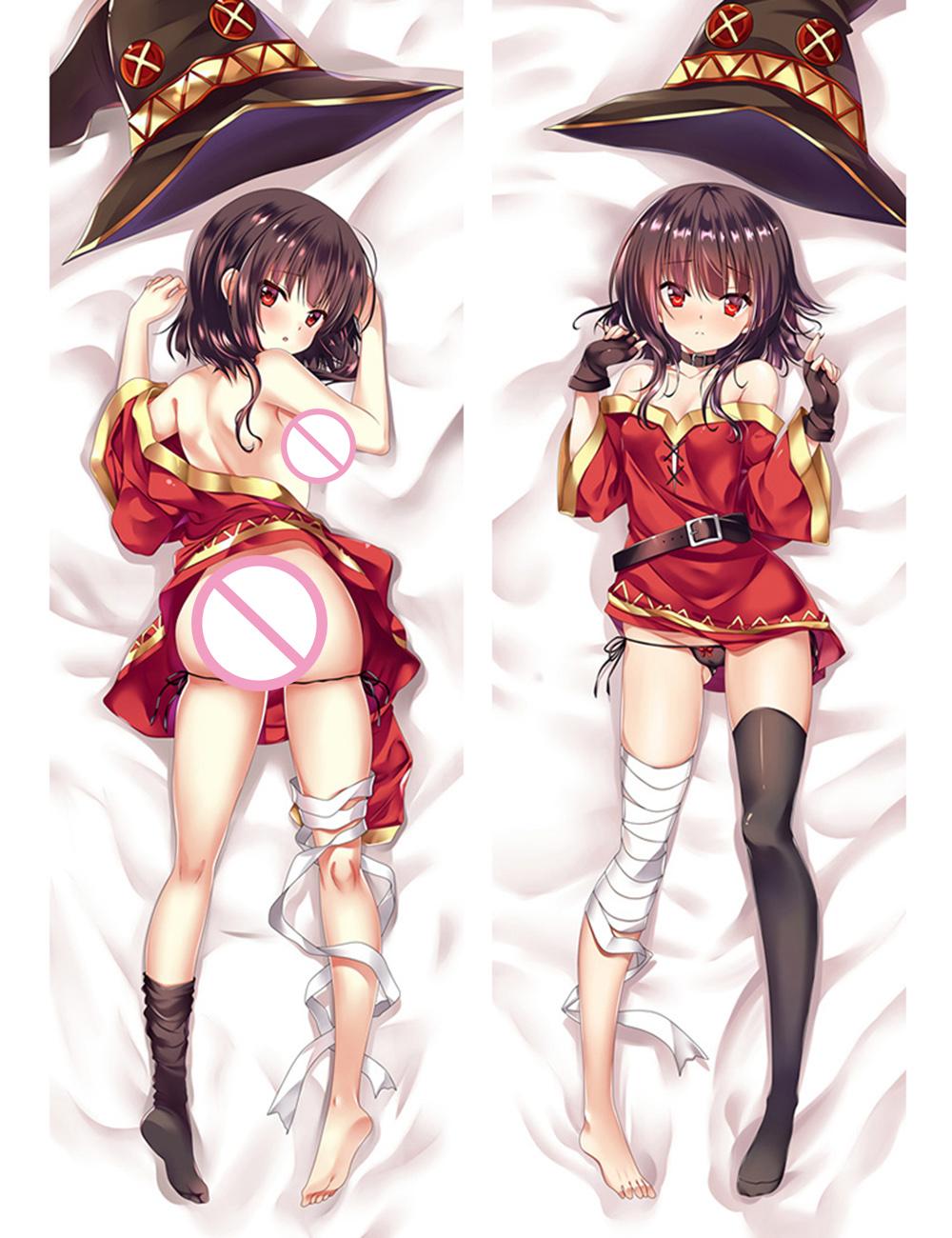 Изображение товара: Японское аниме Coscase Megumin Dakimakura Kono Subarashii Sekai ni Shukufuku wo! Чехол-наволочка для подушки