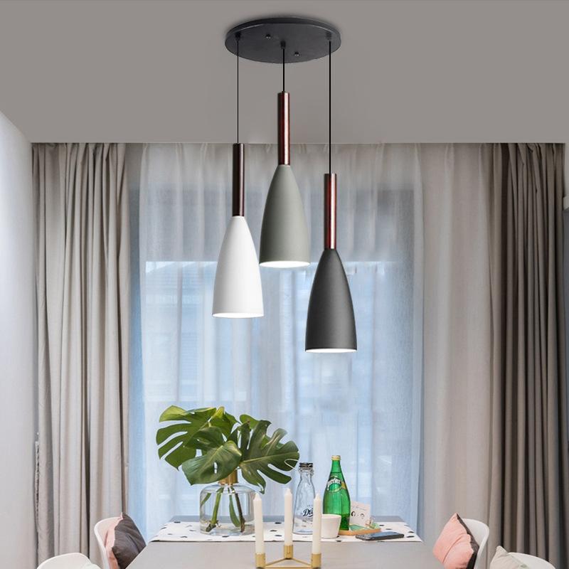 Изображение товара: Modern 3 Pendant Lighting Nordic Minimalist Pendant Lights Dining Table Kitchen Island Hanging Lamps Dining Room Lights E27