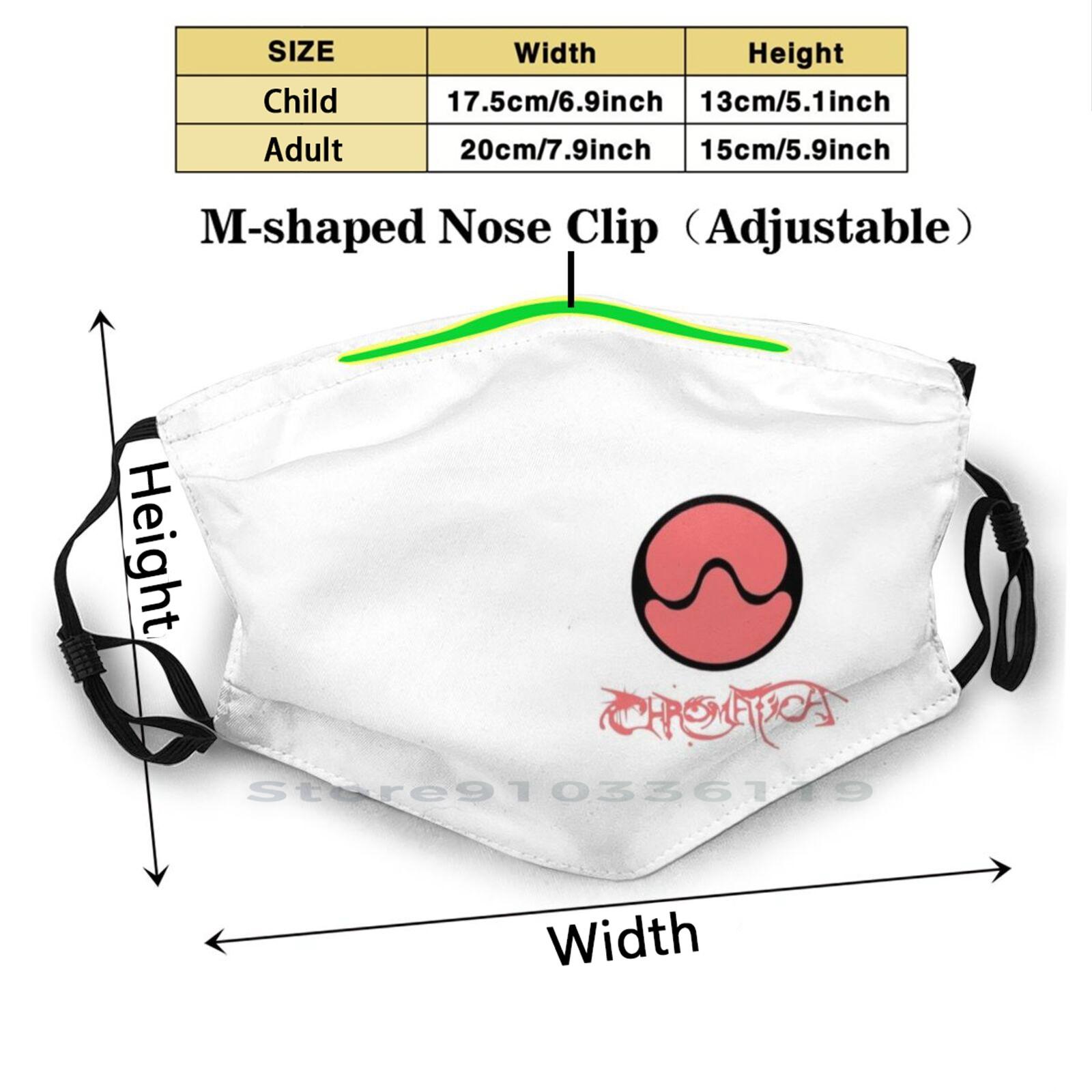 Изображение товара: Стирающаяся смешная маска для лица с фильтром Chromatica Pop для взрослых и детей